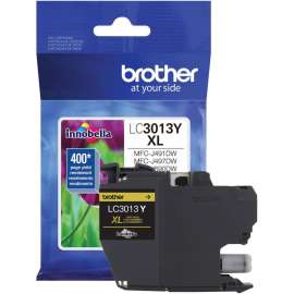 Brother LC3013Y Original High Yield Inkjet Ink Cartridge, Single Pack, Yellow, 1 Each, 400 Pages