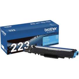 Brother Genuine TN-223C Standard Yield Cyan Toner Cartridge, 1300 Pages