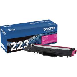 Brother Genuine TN-223M Standard Yield Magenta Toner Cartridge, 1300 Pages