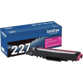Brother Genuine TN-227M High Yield Magenta Toner Cartridge, 2300 Pages