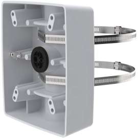 Axis Communications AXIS T91B57 Pole Mount for Relay Module, Surveillance Cabinet, 66.14 lb Load Capacity