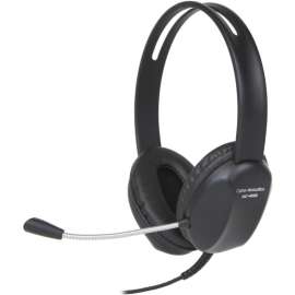 Cyber Acoustics AC-4000 Headset, Stereo, Mini-phone (3.5mm), Wired, Over-the-head
