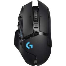 Logitech G502 LIGHTSPEED Wireless Gaming Mouse, Optical, Wireless, Radio Frequency, USB 2.0