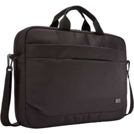 Case Logic Advantage Carrying Case (Attaché) for 10.1" to 15.6" Notebook, Tablet PC, Pen, Electronic Device, Cord, Black, Polyester Body, Luggage Strap, Shoulder Strap, Handle, 13.8" Height x 2.8" Width x 16.1" Depth