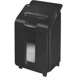 Fellowes AutoMax 100MA Micro-Cut 100M Commercial Office Auto Feed 2-in-paper shredder with 100-Sheet Capacity, Non-continuous Shredder, Micro Cut, 100 Per Pass, for shredding Paper, Staples, Credit Card, Paper Clip