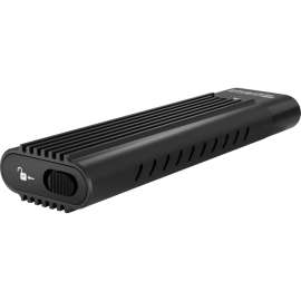 Plugable USB C to M.2 NVMe Tool-free Enclosure USB C and Thunderbolt 3 Compatible up to USB 3.1 Gen 2 Speeds (10Gbps). Adapter Includes USB-C and USB 3.0 Cables (Supports M.2 NVMe SSDs 2280 2260 2242), 1 x SSD Supported, 1 x Total Bay