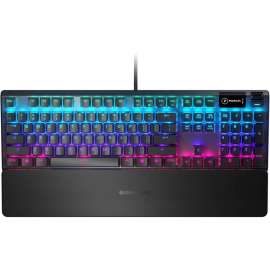 SteelSeries Apex 5 Hybrid Mechanical Gaming Keyboard, Cable Connectivity, USB Interface Brightness, Volume Control, Rewind, Skip, Pause Hot Key(s), English (US), Windows, Mac OS