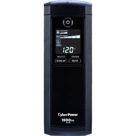 CyberPower CP1500AVRLCDTAA Intelligent LCD UPS Systems - 1500VA/900W, NEMA 5-15P, Mini-Tower, 12 Outlets, LCD, PowerPanel Personal, $500000 CEG, 3YR Warranty