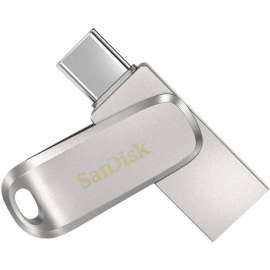 SanDisk Ultra Dual Drive Luxe USB Type-C Flash Drive, 256 GB, USB 3.1 (Gen 1) Type C, USB 3.1 (Gen 1) Type A, 150 MB/s Read Speed, 5 Year Warranty
