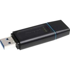 Kingston DataTraveler Exodia 64GB USB 3.2 (Gen 1) Flash Drive, 64 GB, USB 3.2 (Gen 1), Black, Teal, 5 Year Warranty