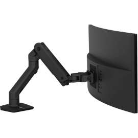 Ergotron Desk Mount for Monitor, Curved Screen Display, Matte Black, 1 Display(s) Supported, 49" Screen Support, 42 lb Load Capacity