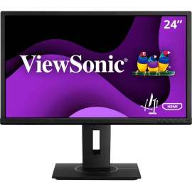 ViewSonic VG2440 24 Inch IPS 1080p Ergonomic Monitor with Integrate vDisplyManager HDMI DisplayPort VGA USB Inputs for Home and Office, 24" Monitor, MVA technology, Full HD 1920 x 1080, 16.7 Million Colors