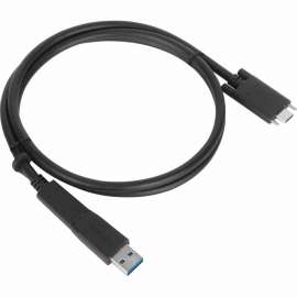 Targus 1M USB-C Male with Screw to USB-C Male Cable with USB-A Tether, 3.28 ft USB/USB-C Data Transfer Cable for Dock, Tablet, Notebook, First End: 1 x USB Type C, Male, Second End: 1 x USB Type C