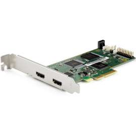 StarTech.com PCIe HDMI Capture Card, 4K 60Hz PCI Express HDMI 2.0 Capture Card w/ HDR10, PCIe x4 Video Recorder/Live Streaming for Desktop, PCIe HDMI capture card to record 4K video to desktop PC, HDMI 2.0/4096×2160p 60fps/HDR10/2ch audio/H.264 (MPEG-4),