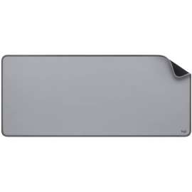 Logitech Desk Mat Studio Series (Mid Grey) - Desktop - 27.56" Length x 11.81" Width - Mid Gray