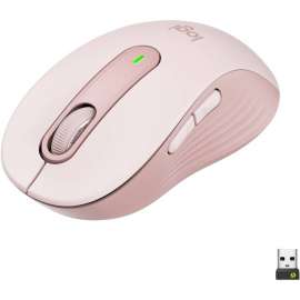 Logitech Signature M650 Mouse, Optical, Wireless, Bluetooth/Radio Frequency, Rose