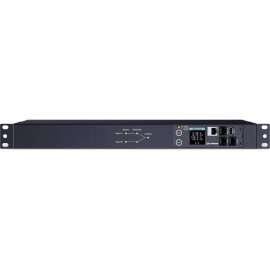 CyberPower Switched ATS PDU PDU44001 10-Outlets PDU - Switched - NEMA 5-15P - 10 x NEMA 5-15R - 120 V AC - Network (RJ-45) - 1U - Horizontal - Rack-mountable