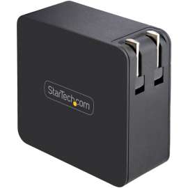 StarTech.com USB C Wall Charger, 60W PD with 6ft/2m Cable, Portable USB Type C Laptop Charger, Universal Adapter, USB IF/ETL Certified, 60 Watt PD Universal USB-C laptop AC wall charger w/ 6ft cable, Compact Travel size, USB Type C portable fast charge po