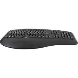 Adesso Desktop Ergonomic Keyboard, Cable Connectivity, USB Interface, 105 Key, 20 Multimedia, Internet, Volume Down, Volume Up, Mute, Play/Pause, Previous Track, Next Track, Media Player, Home Hot Key(s)
