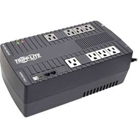 Tripp Lite UPS 550VA 300W Desktop Battery Back Up AVR Compact 120V USB RJ11 50/60Hz, Mini Desktop, 9 Hour Recharge, 2 Minute Stand-by, 110 V AC Input