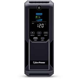 CyberPower Intelligent LCD UPS CP1350AVRLCD3 1350VA Mini-tower UPS, Mini-tower, AVR, 8 Hour Recharge, 4 Minute Stand-by