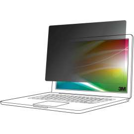 3M Bright Screen Privacy Filter for 14in Laptop, 16:10, BP140W1B - For 14" Widescreen LCD 2 in 1 Notebook - 16:10 - Scratch Resistant, Fingerprint Resistant - Anti-glare