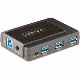 StarTech.com 7-Port USB Hub, USB 3.0 5Gbps, USB-A to 7x USB-A, Self Powered USB-A Expansion Hub w/ 35W Power Supply, Self-powered 7-port USB 3.0 expansion hub for laptop and desktop computers, USB 3.2 Gen 1 5Gbps, 7x USB-A, BC 1.2 fast charge port (1.5A/7