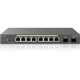 Engenius Tech EnGenius EWS2910P-FIT Ethernet Switch, 8 Ports, Manageable, Gigabit Ethernet, 10/100/1000Base-T, 1000Base-X