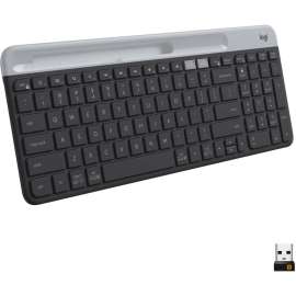 Logitech K585 Keyboard - Wireless Connectivity - English - Graphite