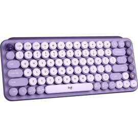 Logitech Pop Keys - Cosmos - Wireless Connectivity - Bluetooth - 32.81 ft - 5 Emoji Hot Key(s) - English - Computer, Tablet, Smartphone - PC, Mac - Mechanical Keyswitch - AAA Battery Size Supported - Cosmos