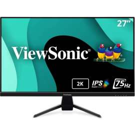 Viewsonic Vx2767U-2K 27 Inch 1440P Ips Monitor With 65W Usb C, Hdr10 Content Support, Ultra-Thin Bezels, Eye Care, Hdmi, And Dp Input - Vx2767U-2K - 1440P Thin-Bezel Ips Monitor With 65W Usb-C, Hdmi, Displayport, Hdr10 - 250 Cd/M - 27"