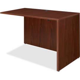 Lorell Essentials Mahogany Laminate Desking