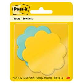 3M Post-it Super Sticky Daisy Die-cut Note Pads