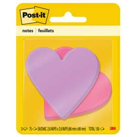 3M Post-it Star and Heart-shaped Note Pads
