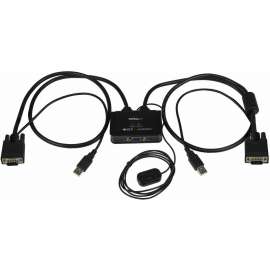StarTech.com 2 Port USB VGA Cable KVM Switch
