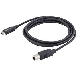 StarTech.com 2m 6 ft USB C to USB B Cable