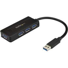 StarTech.com 4 Port USB 3.0 Hub SuperSpeed 5Gbps w/ Fast Charge