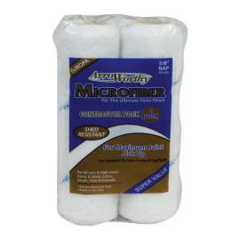 ArroWorthy Microfiber 9 in. W X 3/8 in. Paint Roller Cover 4 pk