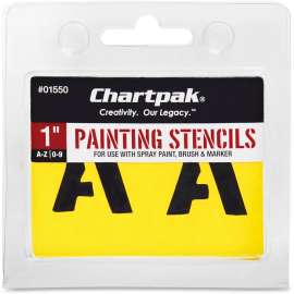 Chartpak Gothic Letter/Number Painting Stencils