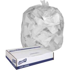 Genuine Joe Clear Trash Can Liners