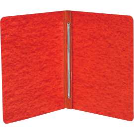 Presstex Report Cover, Side Bound, Prong Clip, Letter, 3" Cap, Executive Red