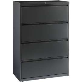 Lorell Hanging File Drawer Charcoal Lateral Files