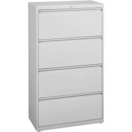 Lorell Telescoping Suspension Gray Lateral File