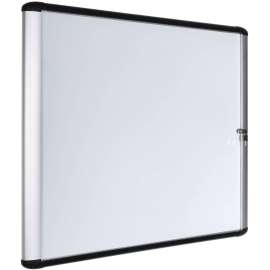 Bi-silque Swing Door Enclosed Dry-erase Board