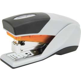 Optima 25 Reduced Effort Compact Stapler, 25-Sheet Capacity, Gray/Orange