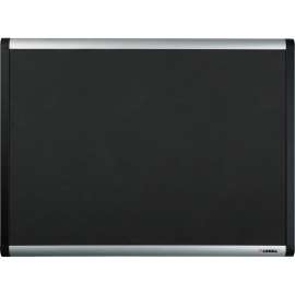 Lorell Black Mesh Fabric Covered Bulletin Board