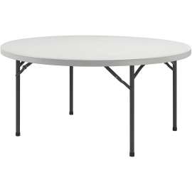 Lorell Ultra-Lite Round Platinum Banquet Table