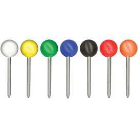 Gem Office Products Round Head Map Tacks 