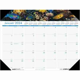 Doolittle Earthscapes Sea Life Mthly Desk Pad