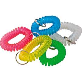 Baumgartens Plastic Wrist Coil Key Chains 